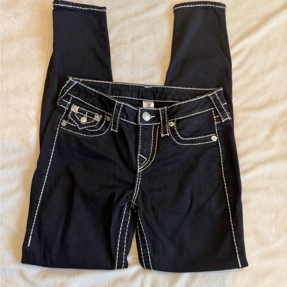 True Religion Black Skinny Jeans